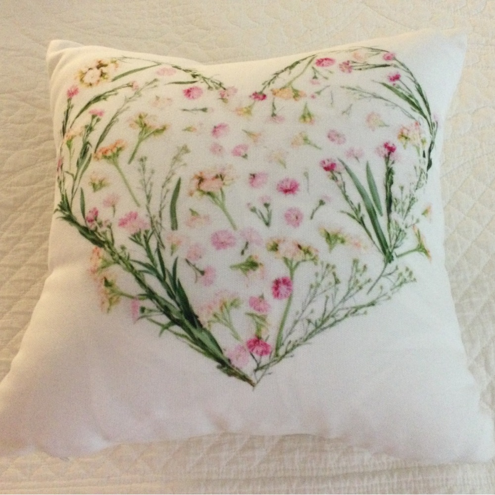 Floral Accent Pillow